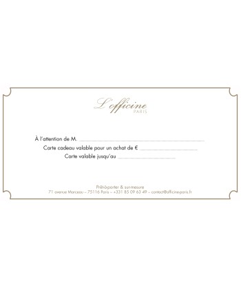 Carte-Cadeau L’officine Paris de France