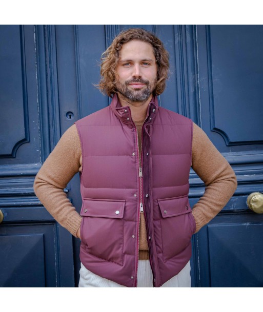 Bodywarmer Sannino rouge bordeaux Comment ça marche