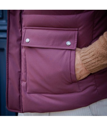 Bodywarmer Sannino rouge bordeaux Comment ça marche