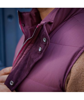 Bodywarmer Sannino rouge bordeaux Comment ça marche