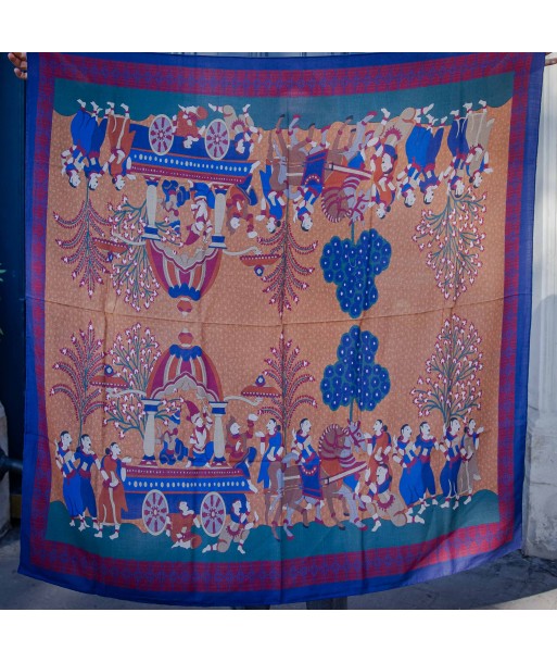 Foulard carré motifs indiens meilleur choix