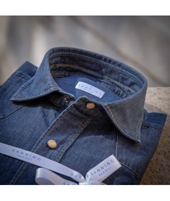 Chemise « texas » denim bleu Dans la société mordern