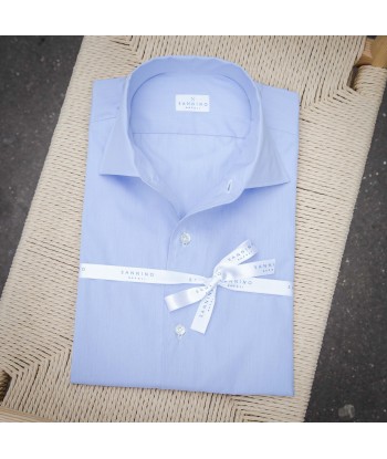 Chemise « one piece collar » uni bleu ciel acheter