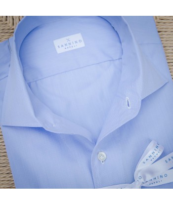 Chemise « one piece collar » uni bleu ciel acheter