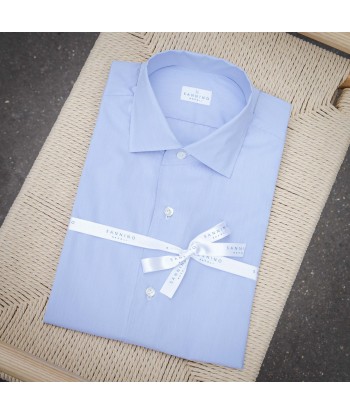 Chemise « one piece collar » uni bleu ciel acheter