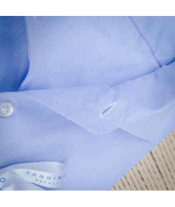 Chemise « one piece collar » uni bleu ciel acheter