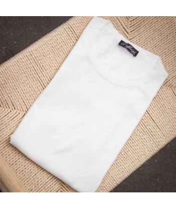 T-shirt manches courtes coton « sea island » blanc 50% de réduction en Octobre 2024