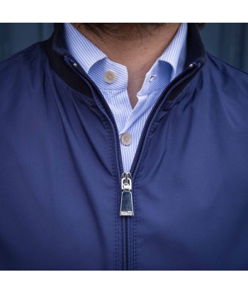 Blouson technique bleu marine les ctes