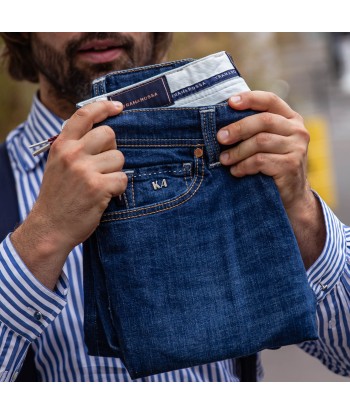 Jeans LEONARDO buttons délavé Fin de série