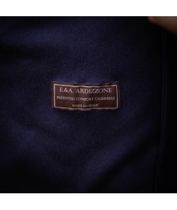 Sur-chemise en cachemire bleu marine Faites des économies