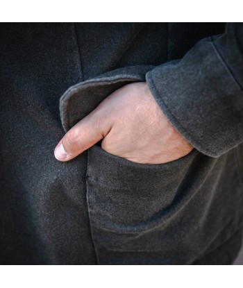 Veste en cachemire lavé vert kaki france