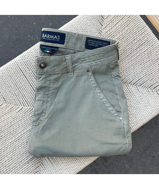 Pantalon chino ultra léger vert kaki acheter