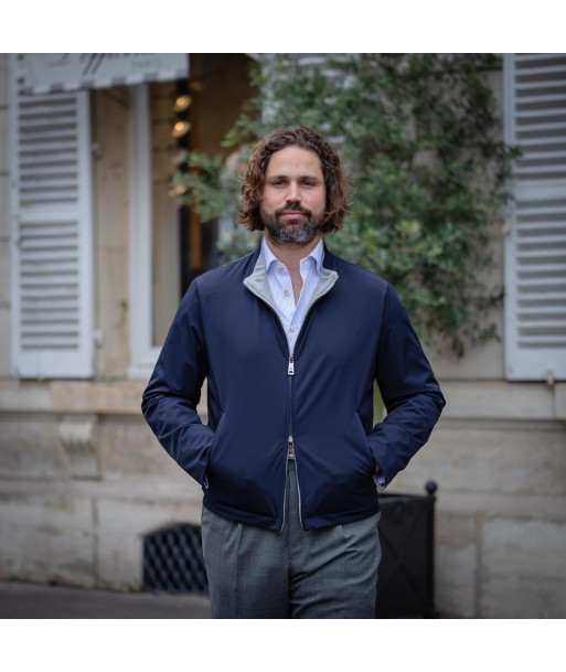 Blouson réversible gris/bleu marine KIRED Par le système avancé 