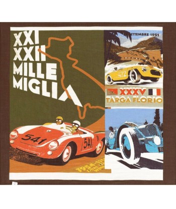 Foulard carré MILLE MIGLIA cachemire et soie prix pour 