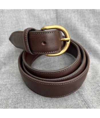 Ceinture « old fashion » cuir marron vous aussi creer 