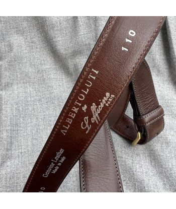 Ceinture « old fashion » cuir marron vous aussi creer 