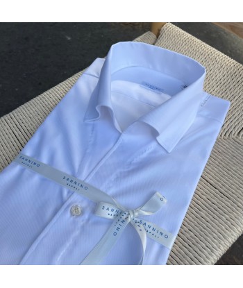 Chemise twill blanc col positano sur le site 