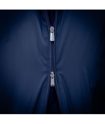 Blouson technique bleu marine doublé cachemire Venez acheter