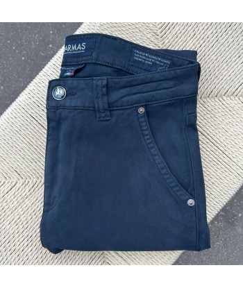 Pantalon chino bleu marine Les êtres humains sont 