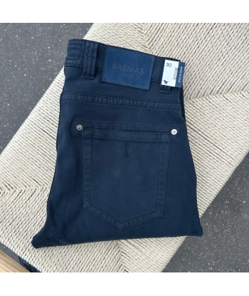 Pantalon chino bleu marine Les êtres humains sont 