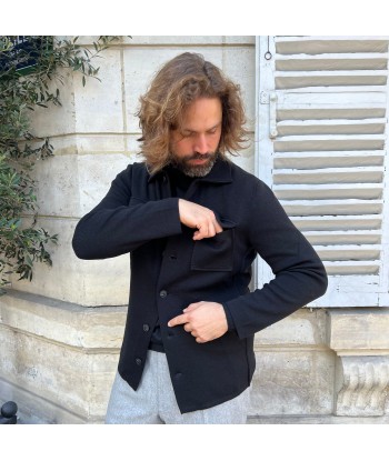 Sur-chemise en maille noir Jusqu'à 80% De Réduction