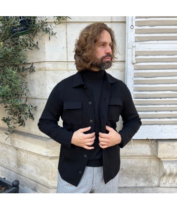 Sur-chemise en maille noir Jusqu'à 80% De Réduction