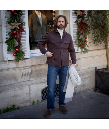 Sur-chemise cachemire marron store