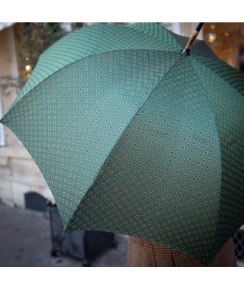 Parapluie vert motif œils rouge et bleu la colonne vertébrale