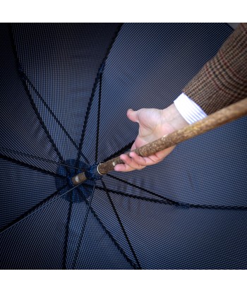 Parapluie bleu marine à pois blanc Les êtres humains sont 