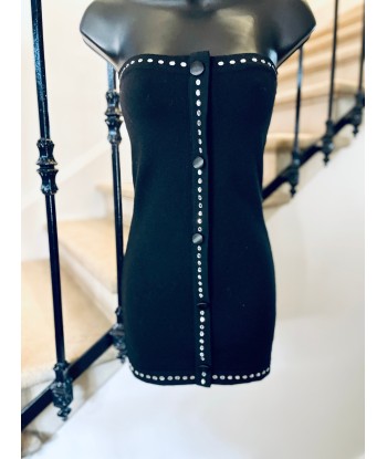 Mini robe bustier strassée livraison et retour toujours gratuits