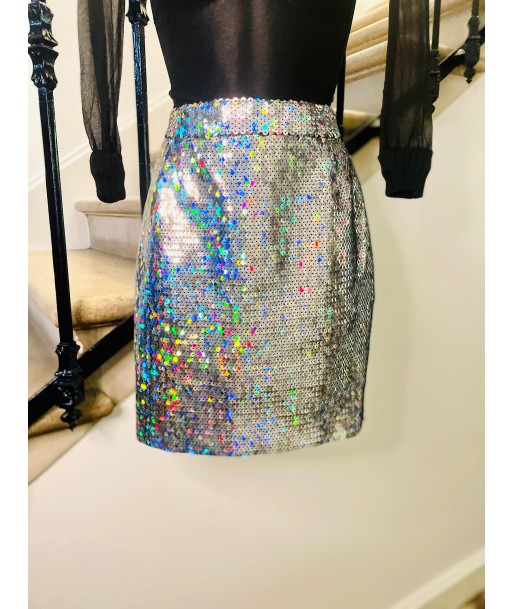 Mini jupe sequins silver livraison gratuite