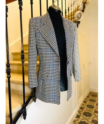 Veste/Blazer tartan/pied de poule s'inspire de l'anatomie humaine