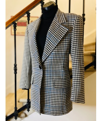 Veste/Blazer tartan/pied de poule s'inspire de l'anatomie humaine