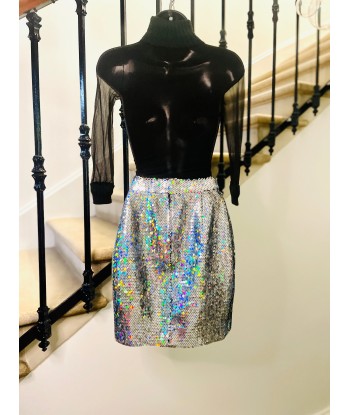 Mini jupe sequins silver livraison gratuite