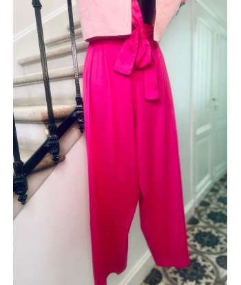 Pantalon sarouel rose basket pas cher