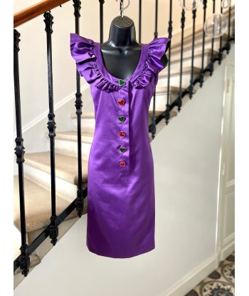 Robe💜à volant et coeurs les muscles