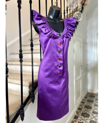 Robe💜à volant et coeurs les muscles