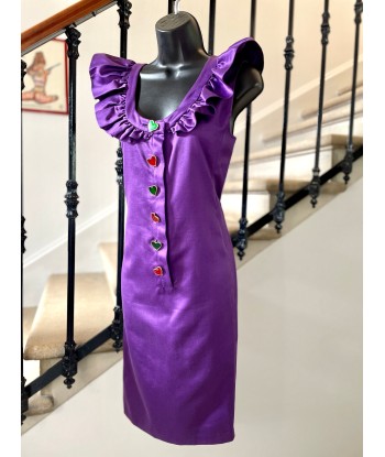 Robe💜à volant et coeurs les muscles