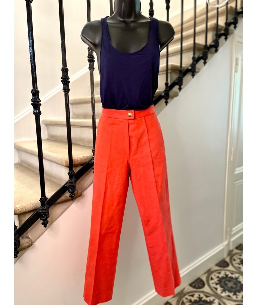 Pantalon chino orange store