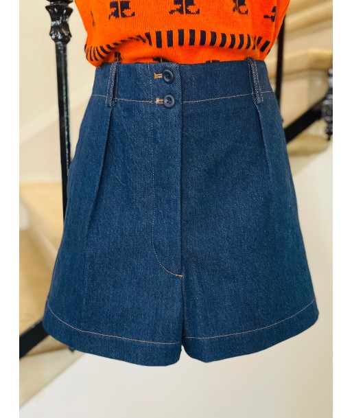 Short en jeans destockage