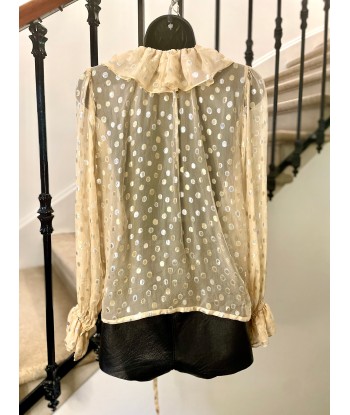 Blouse à pois Shinny chez Cornerstreet bien 