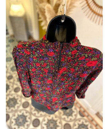 Blouse gaufrée le des métaux précieux