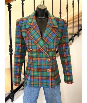 Veste/Blazer tartan vert Voir les baskets