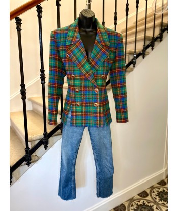 Veste/Blazer tartan vert Voir les baskets