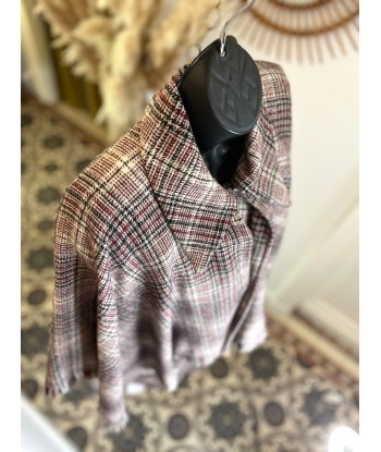 Manteau cape tartan shop