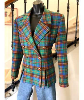 Veste/Blazer tartan vert Voir les baskets