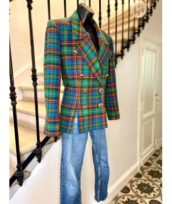 Veste/Blazer tartan vert Voir les baskets