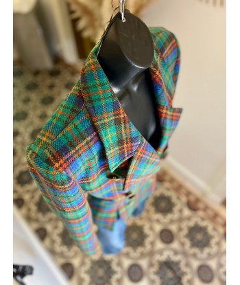 Veste/Blazer tartan vert Voir les baskets