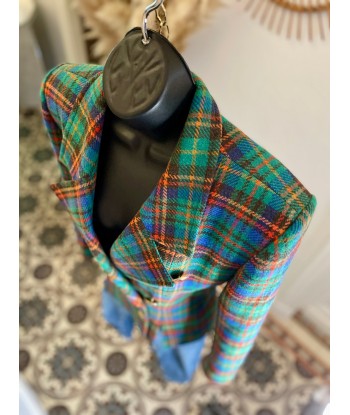 Veste/Blazer tartan vert Voir les baskets