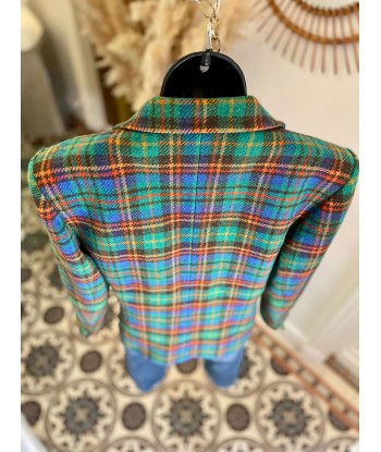 Veste/Blazer tartan vert Voir les baskets